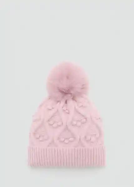 Gorro Rombus Rosa Palo Talla 57 Niñas Mango