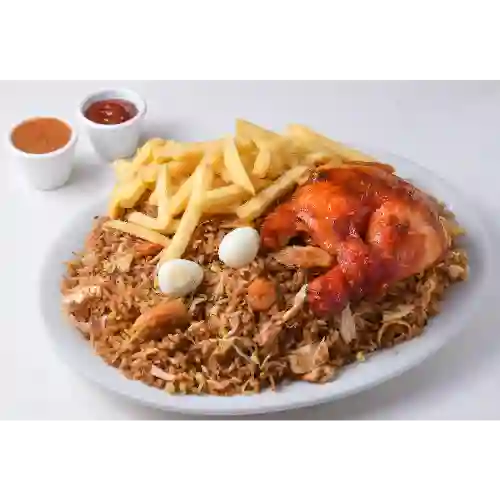 Combo Arroz Chino + 1/4 de Pollo