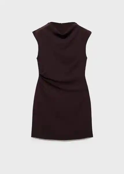 Vestido Carlota2 Chocolate Talla M Mujer Mango