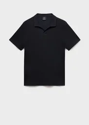 Camiseta Polo Taga Azul Noche Talla L Hombre Mango
