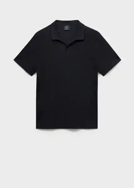 Camiseta Polo Taga Azul Noche Talla L Hombre Mango