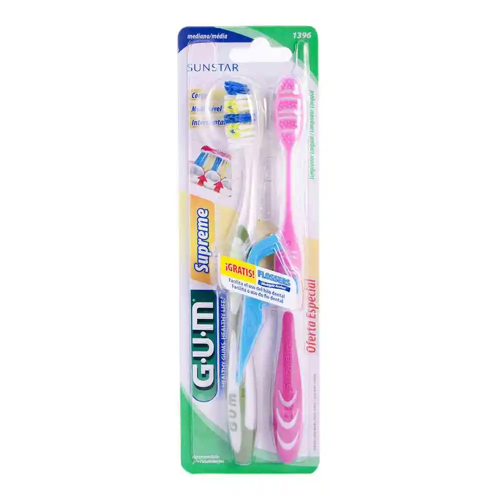 Gum Cepillo Dental Supreme Medio