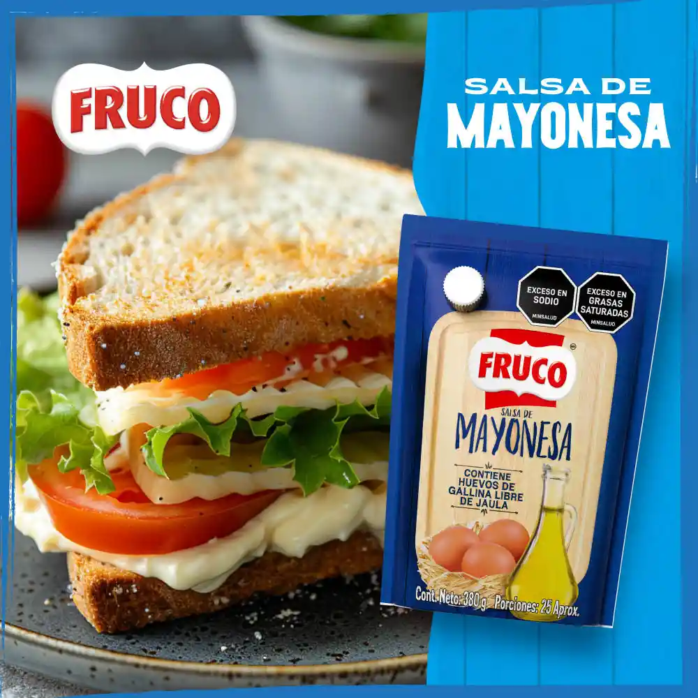 Salsa de Mayonesa Fruco Pague 800G Lleve 1000G