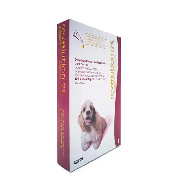 Revolution Antiparasitario Rojo 12% 1.0 mL