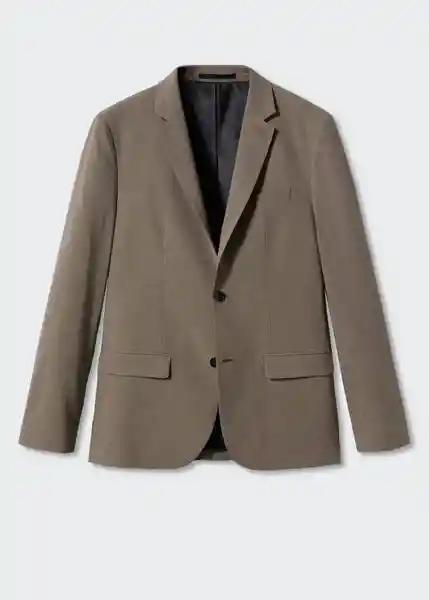 Blazer Americana Paulo Beige Talla 54 47010568_08 Hombre Mango