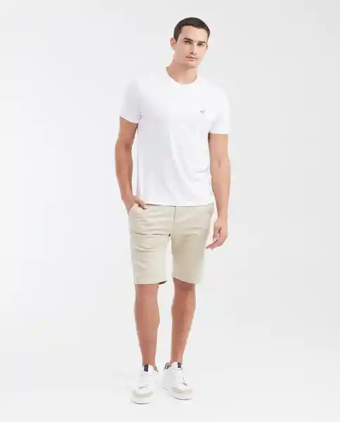 Short Colors Rocket Beige Perlado Claro Talla 32 Chevignon