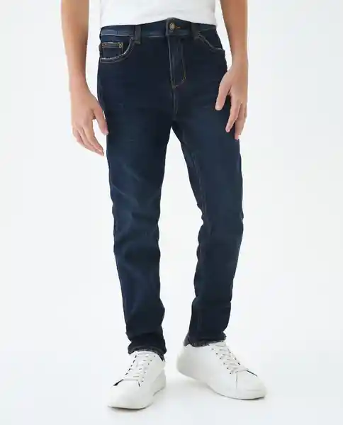 Jean Dark Niño Azul Clásico Oscuro Talla 12 Chevignon