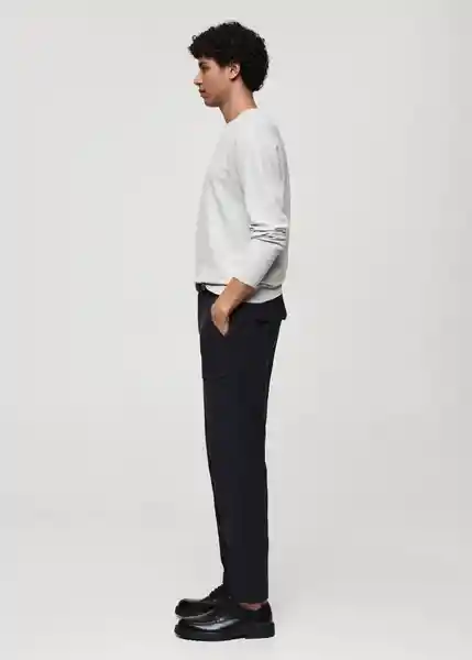 Jersey Ten Gris Claro Vigoré Talla M Hombre Mango