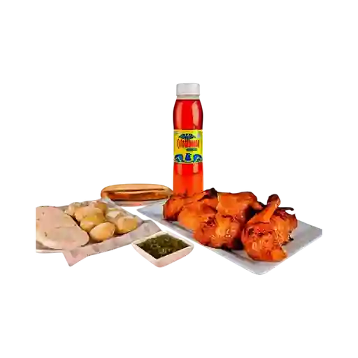 1 Pollo Asado y Gaseosa