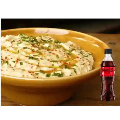 Berenjena Ahumada Frasco 250ml +Cocacola S/az 400ml