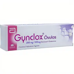Gynclox Antifúngico (200 mg/100 mg) Óvulos Vaginales
