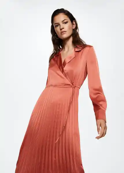 Vestido Dancer-A Naranja Talla Xs Mujer Mango