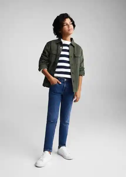 Jean Skinny Tejano Medio Talla 12 Niños Mango