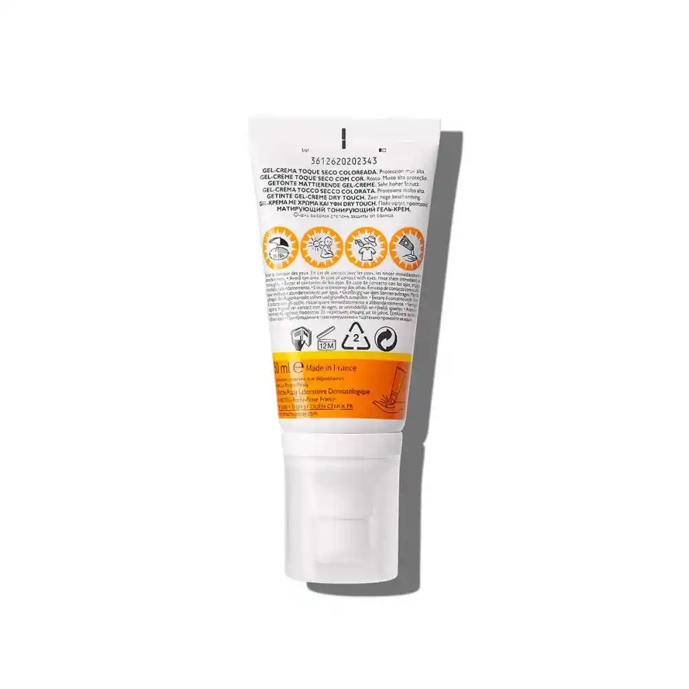 La Roche-Posay Protector Solar en Crema de Toque Seco con Anthelios 50+