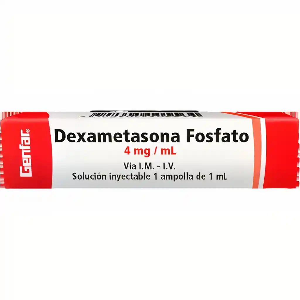 Genfar Dexametasona Solución Inyectable (4 Mg)