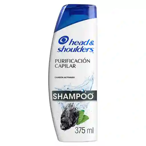 Head & Shoulders Shampoo Purificación Carbón Activado 375 mL