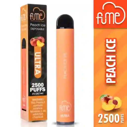 Vape Fume Peach Ice （5%）Ultra 2500 Puffs   - 1 Ud.