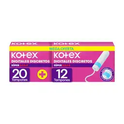 Kotex Tampón Digital Súper 32 Und