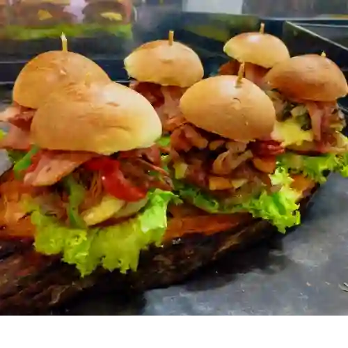 Hamburguesa la Six Pack Del Toro