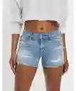 Short Mujer Azul Talla 12 400381237178 American Eagle