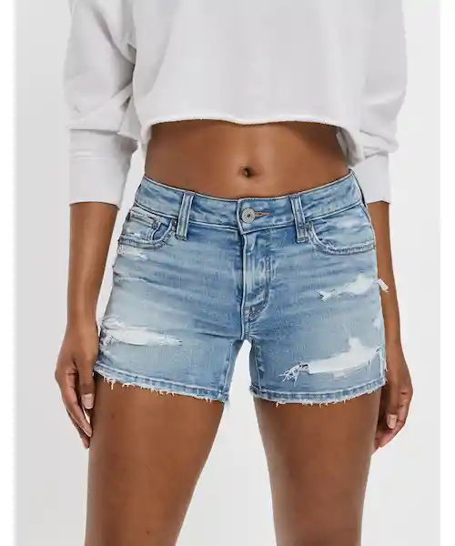 Short Mujer Azul Talla 12 400381237178 American Eagle