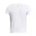 Under Armour Camiseta Streaker Blanco Para Mujer Talla MD