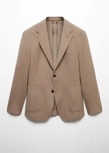 Blazer Americana Padua Beige Talla 50 Hombre Mango