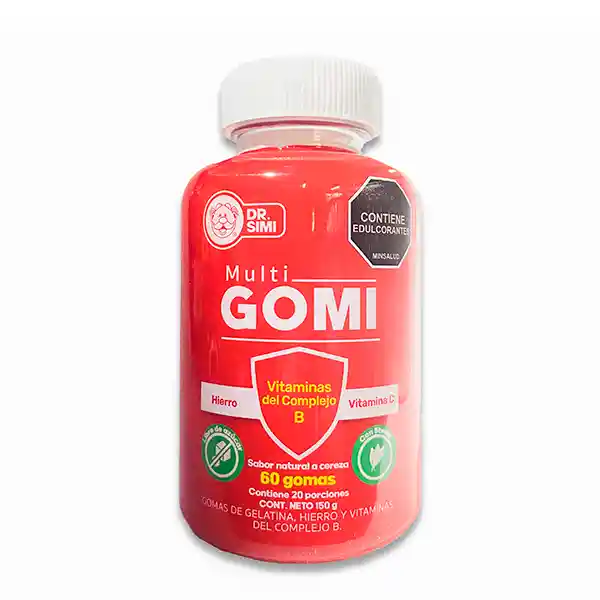 GOMAS COMPLEJO B/HIERRO/VIT C 60 UND