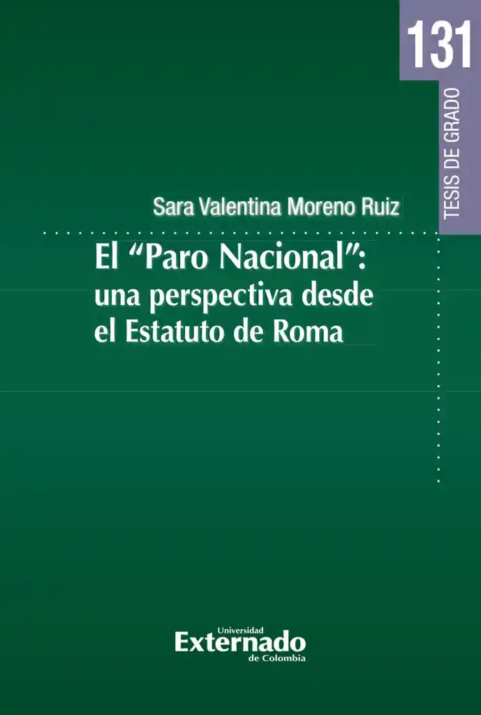 El Paro Nacional Una Perspectiva Desde El Estatuto de Roma