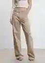 Jean Madison Beige Talla 40 Mujer Mango