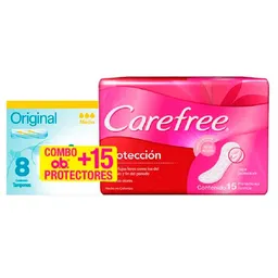 Carefree Johnsons Pack De Protectores+ Tampones O.B