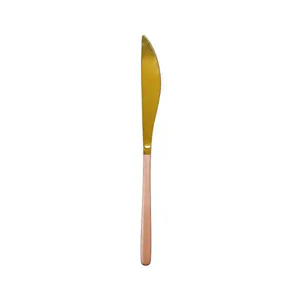 Miniso Cuchillo Con Mango Grande Rosa y Dorado