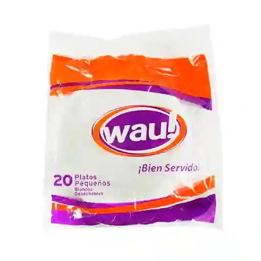 Wau Plato Desechable Pequeno