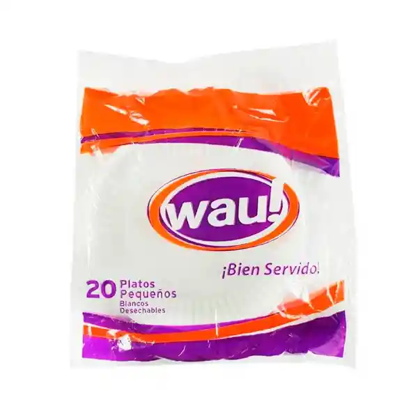 Wau Plato Desechable Pequeno