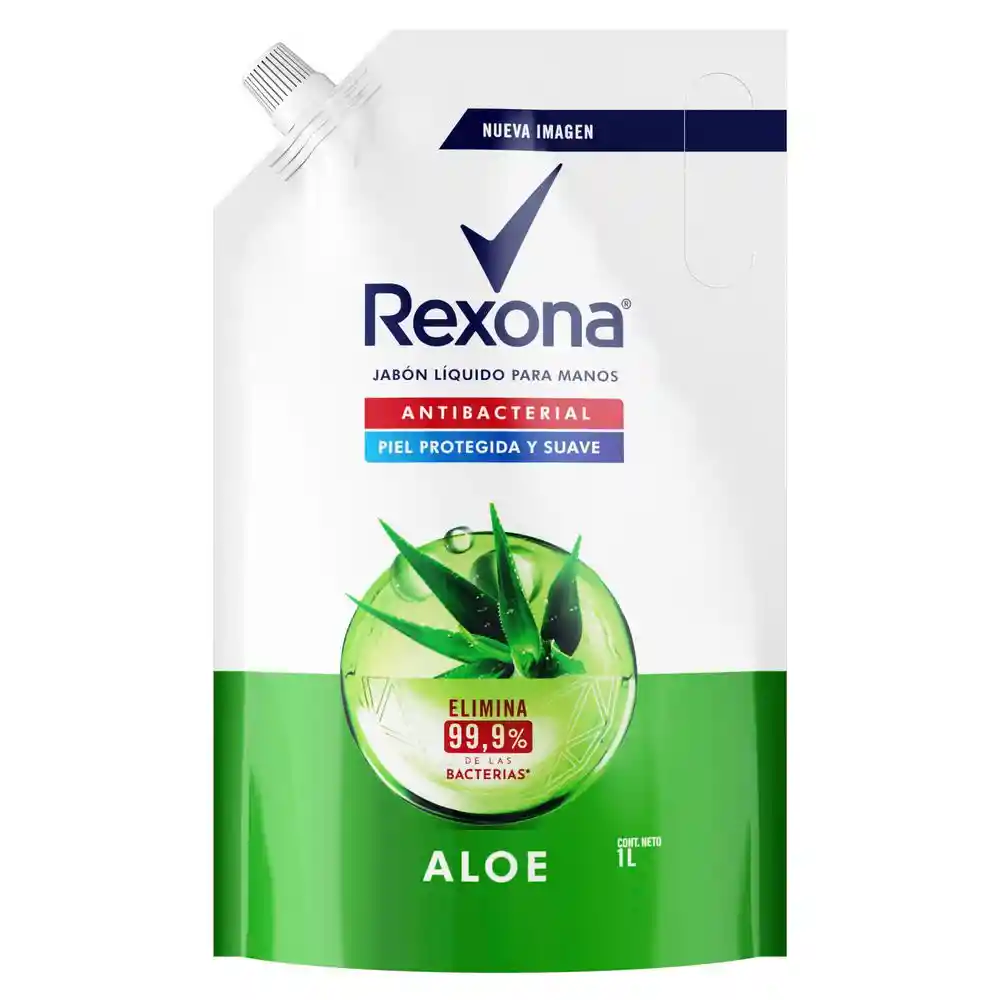 Rexona Jabón Liquido Antibacterial Aloe para Manos