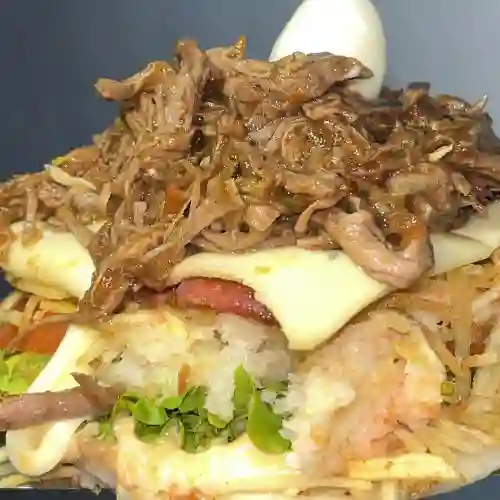 Arepa con Carne