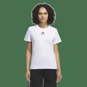 Adidas Camiseta Small Logo Mujer Blanco Talla S Ref: IW4983