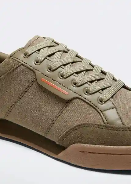 Deportiva Coco Khaki Talla 43 Hombre Mango