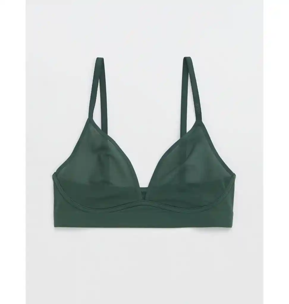 Bralette Verde Talla Small Aerie American Eagle