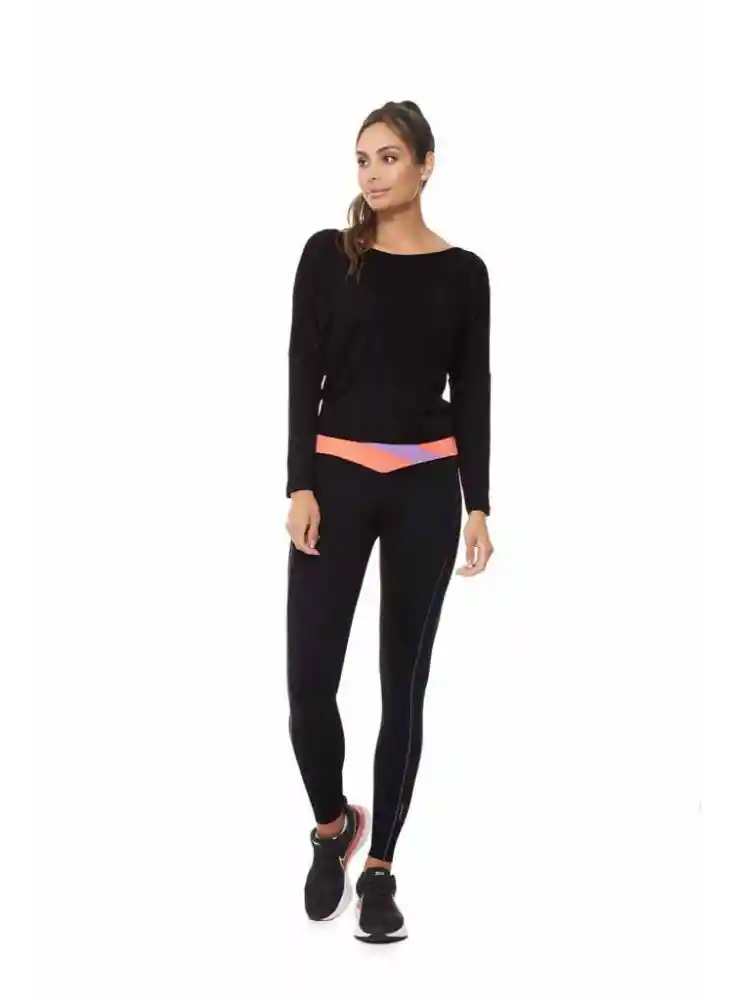 Legging Largo Mujer. L-negro