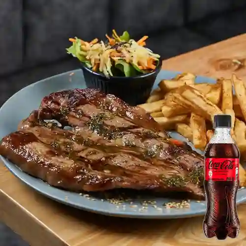 Combo Punta de Anca + Coca Cola Sin Azúcar 400 ml