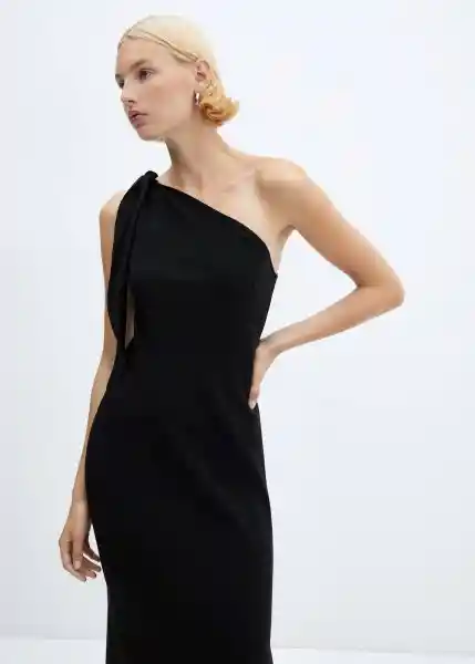 Vestido Lazaro Negro Talla S Mujer Mango