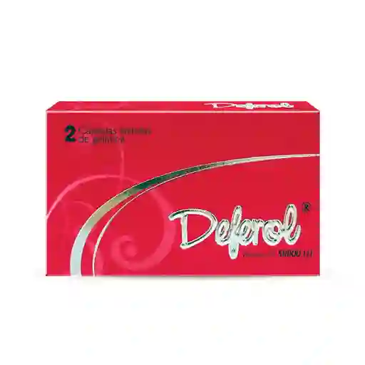Deferol Capsula Blanda Gelatina 50000 Ui X2
