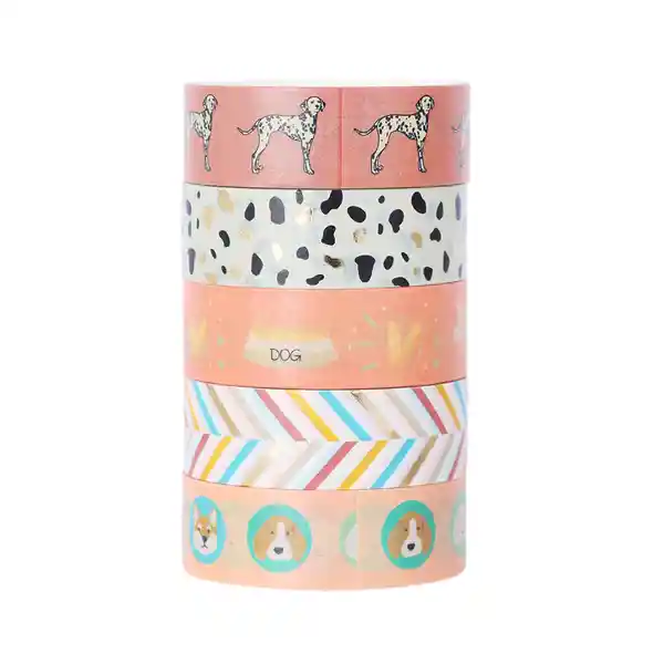 Set de Cinta Adhesiva 5 Rollos Miniso