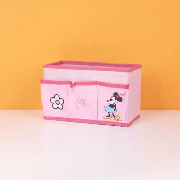 Organizador de Tela Para Almacenamiento Mouse Minnie Rosa Miniso