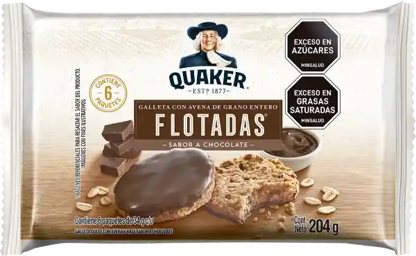 Quaker Galletas Avena Chocolate 34 g