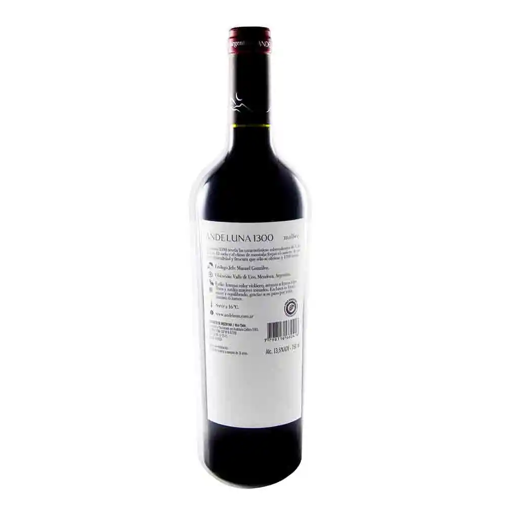  Ande Luna   1300 Vino Tinto Malbec  