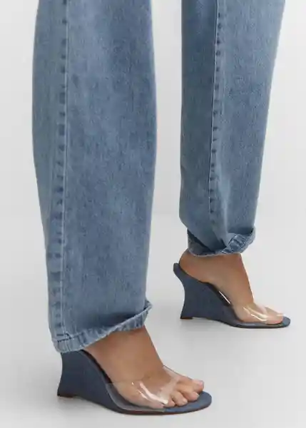 Sandalias Río Tejano Claro Talla 39 Mujer Mango