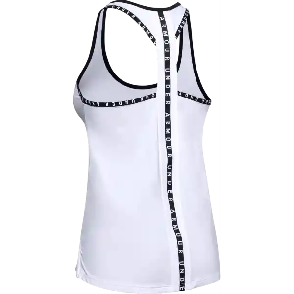 Under Armour Polera Knockout Tank Blanco Para Mujer Talla SM