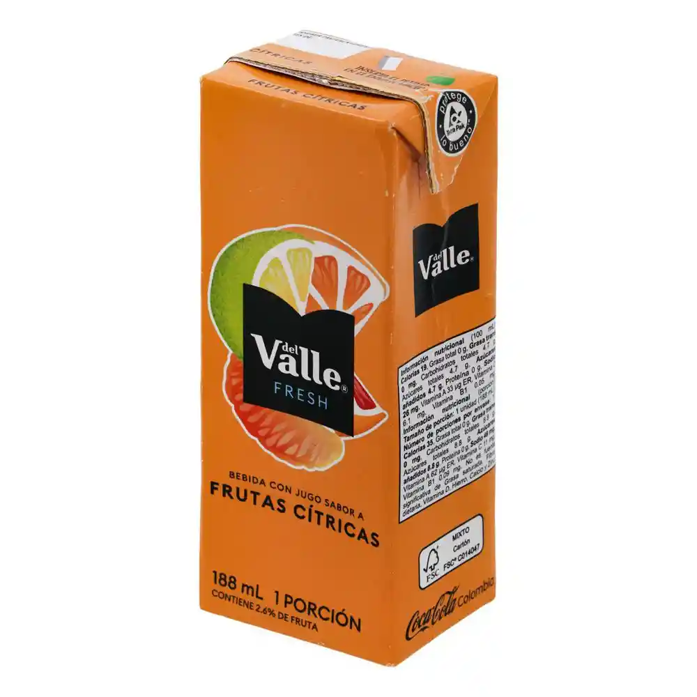 Bebida Del Valle Frutas Citricas (188 Ml)